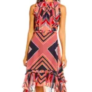 ORANGE MULTI STRIPE dress-NWT
